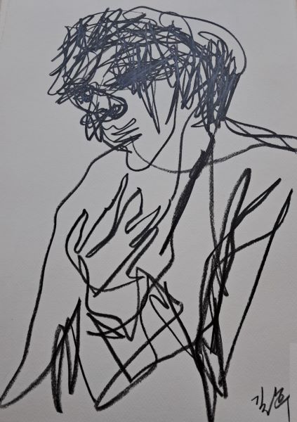 [2024] Untitled, Graphite on paper, Size Unknown